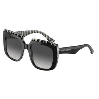 DOLCE & GABBANA DG 4414 - 33728G TOP NERO SU ZEBRA