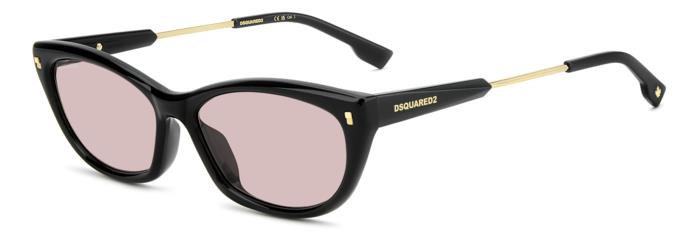 DSQUARED2 D2 0209/G/S 3H2-NERO ROSA