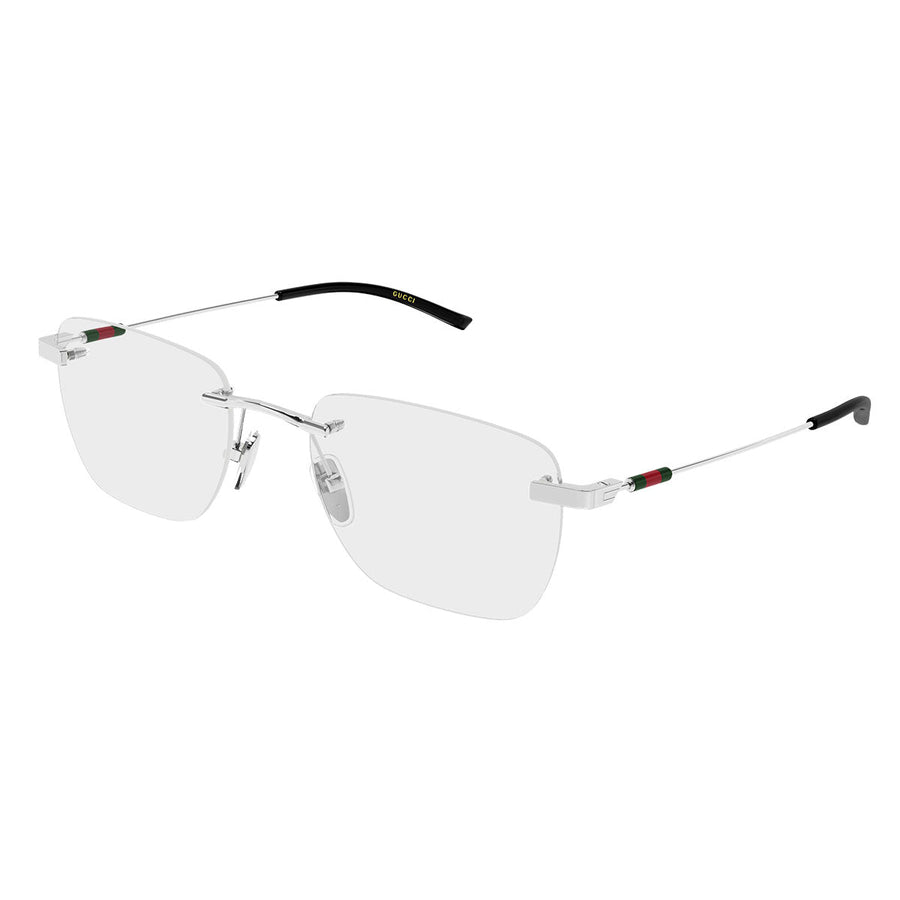 GUCCI GG2099O 001 Argento | Occhiale da Vista Uomo