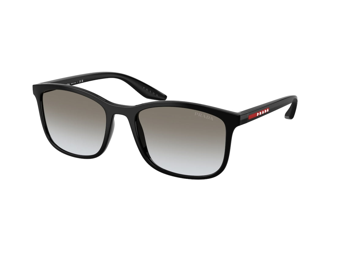 Prada Linea Rossa PS A08S - 1AB0A7 Nero | Occhiale Da Sole Uomo