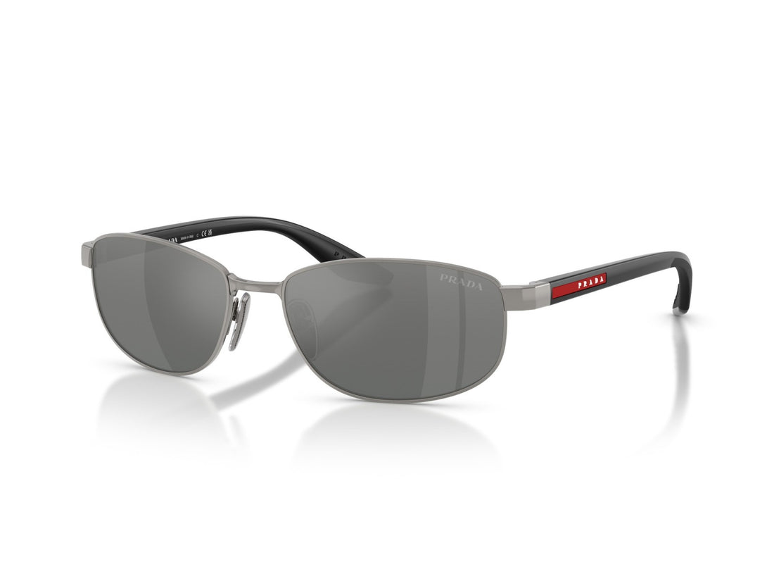 Prada Linea Rossa PS B53S - 5AV41A Grigio Metallo | Occhiale Da Sole Uomo