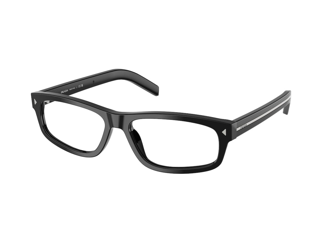 Prada PR B02V - 16K1O1 Nero | Occhiale Da Vista Uomo