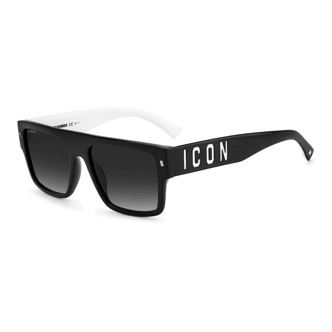 DSQUARED2 ICON 0003/S - 80S 9O NERO BIANCO