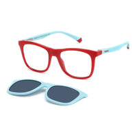 POLAROID KIDS PLD 8055/CS CLIP-ON 4E3 C3 ROSSO & BLU