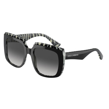 DOLCE & GABBANA DG 4414 - 33728G TOP NERO SU ZEBRA
