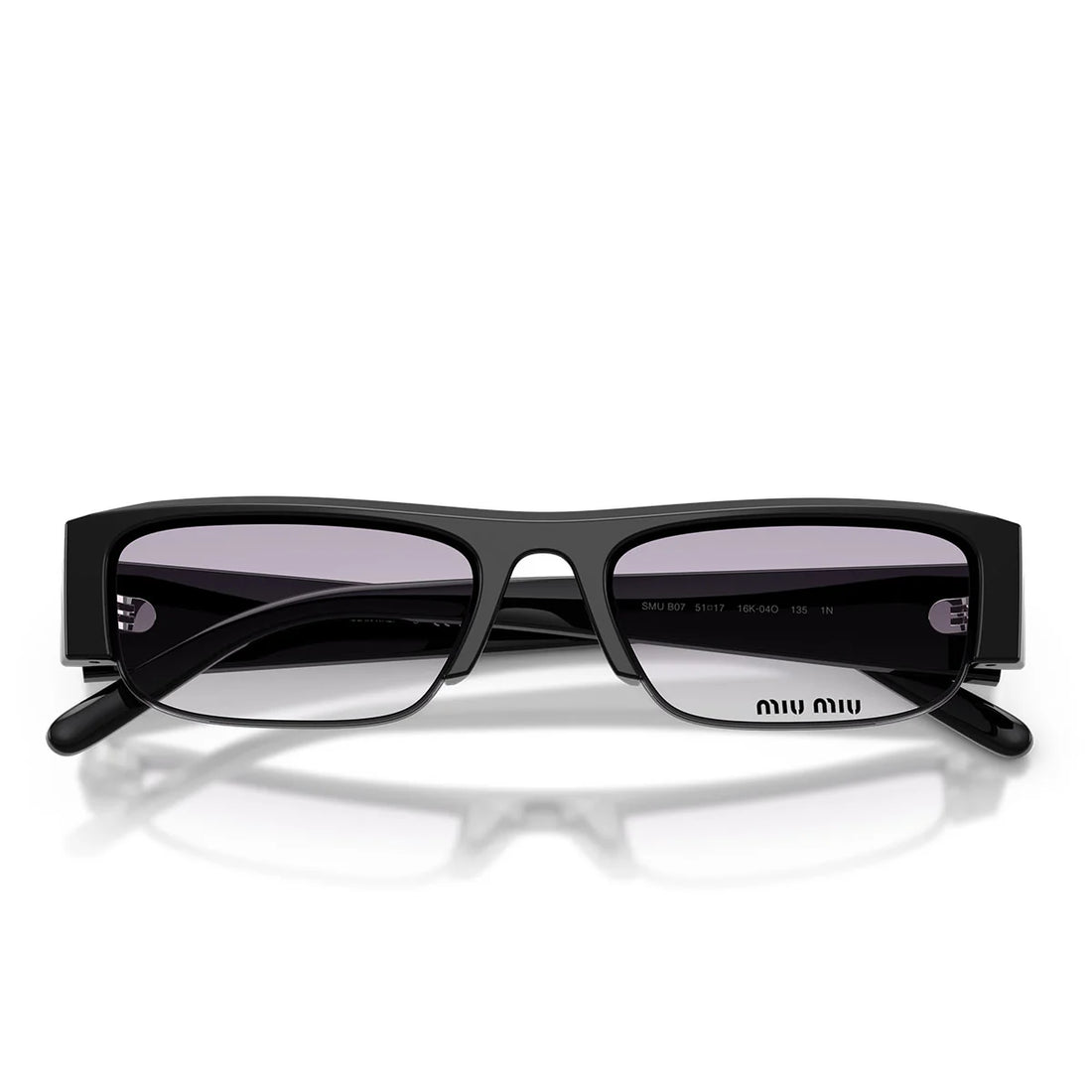 Miu Miu MU B07S - 16K04O NERO/GRIGIO SFUMATO TRASPARENTE
