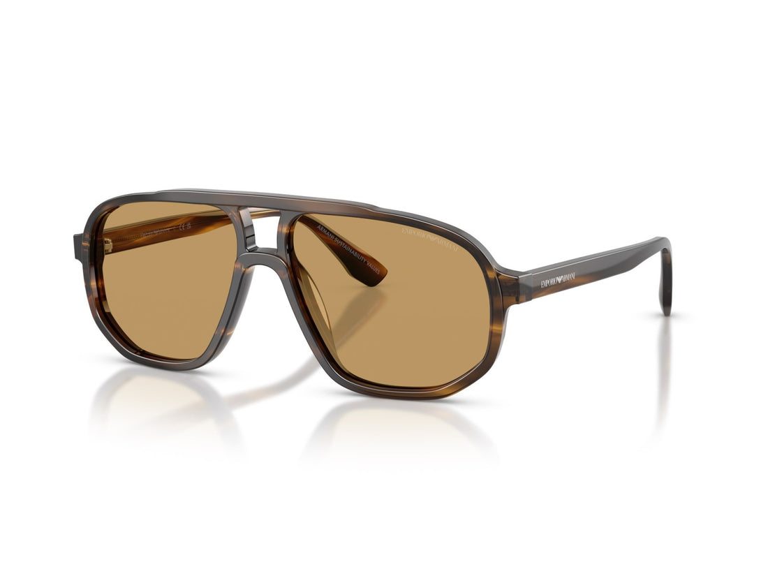 Emporio Armani EA 4263U - 632673 Verde Scuro Striato | Occhiale Da Sole Uomo