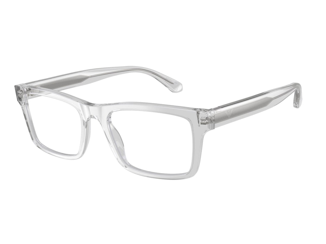 Emporio Armani EA 3254 - 6250 Cristallo Trasparente Lucido | Occhiale Da Vista Uomo