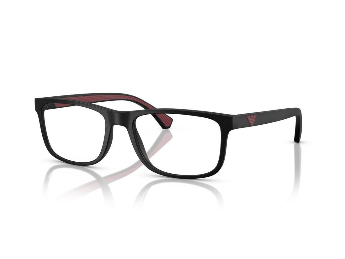 Emporio Armani EA 3147 - 5009 Nero Opaco | Occhiale Da Vista Uomo