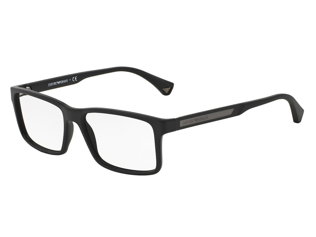 Emporio Armani EA 3038 - 5063 Gomma Nera | Occhiale Da Vista Uomo