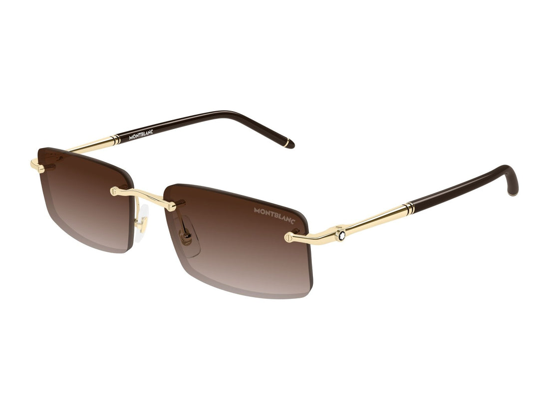 Montblanc MB0443S - 008 Gold | Occhiale Da Sole Uomo