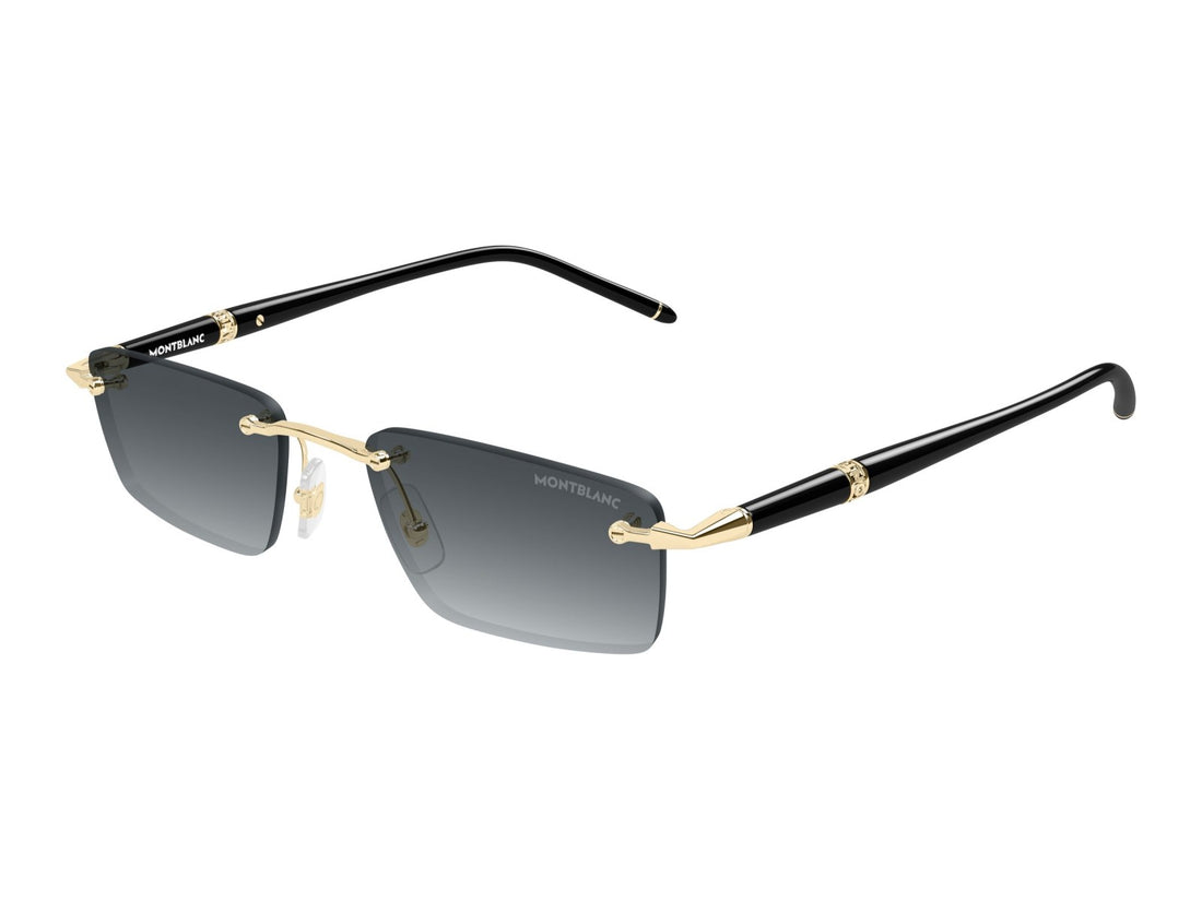 Montblanc MB0484S - 001 Oro | Occhiale Da Sole Uomo