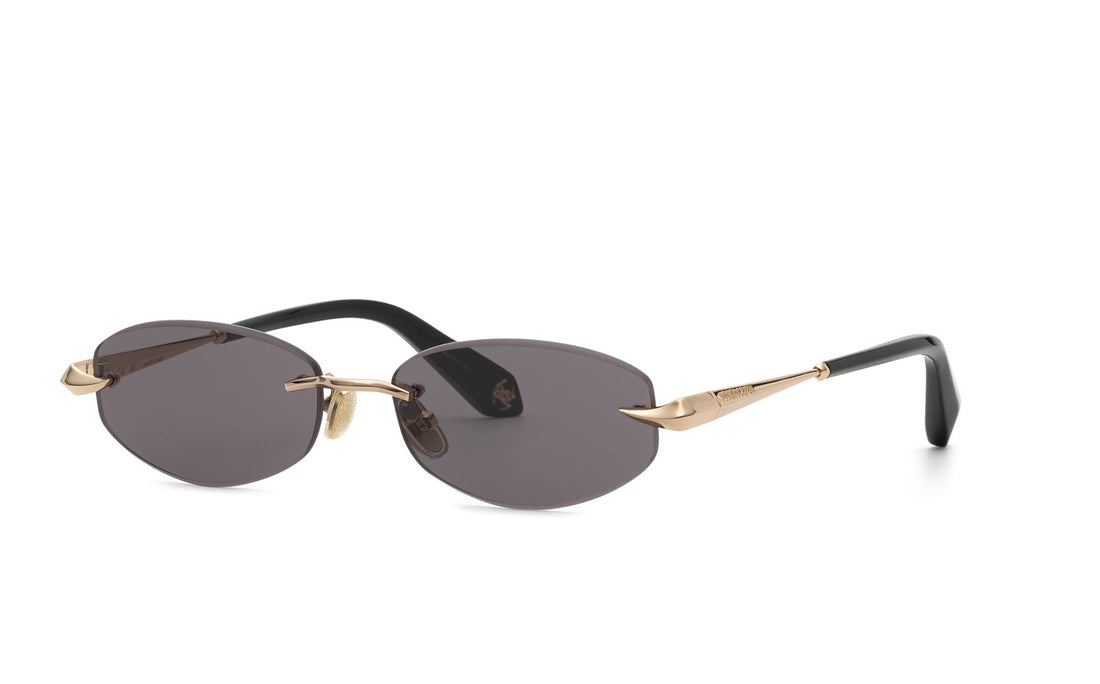 ROBERTO CAVALLI SRC207M-0300 - ORO ROSE' LUCIDO LENTE GREY